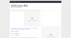 Desktop Screenshot of aishwaryarai.celebase.com