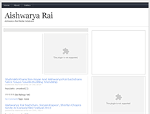 Tablet Screenshot of aishwaryarai.celebase.com